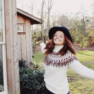 MinkPink Wild And Free Fringe Knit Sweater